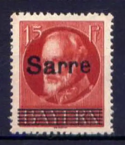 Saargebiet Nr.19       **  MNH            (190)