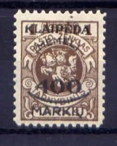 Memelgebiet Nr.128       **  MNH            (033)