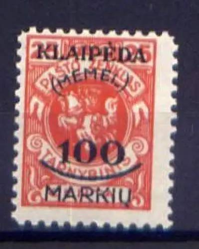 (032) Memelgebiet Nr.127       **  postfrisch