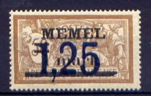 Memelgebiet Nr.50       **  MNH            (018)