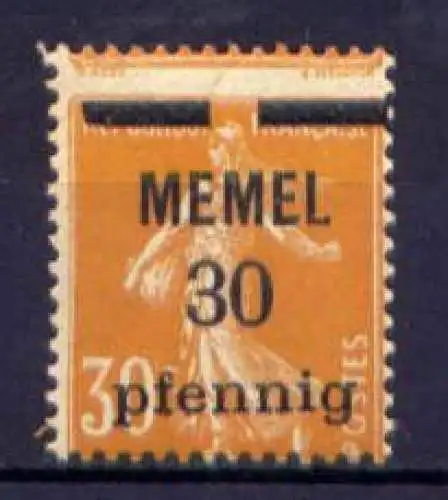 Memelgebiet Nr.21       **  MNH            (010)