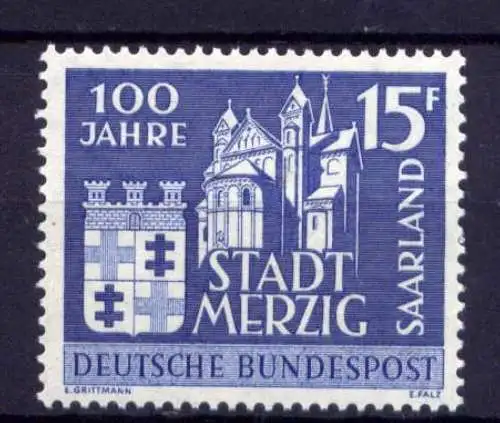 (204) Saarland Nr.401            **  postfrisch