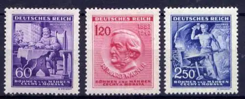 Deutsches Reich Böhmen und Mähren Nr.128/30        **  MNH        (344)