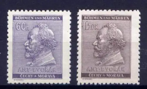 Deutsches Reich Böhmen und Mähren Nr.73/4        **  MNH        (323)