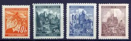 Deutsches Reich Böhmen und Mähren Nr.38/41       **  MNH        (295)