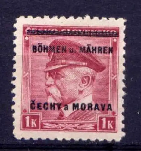 Deutsches Reich Böhmen und Mähren Nr.10       **  MNH        (291)