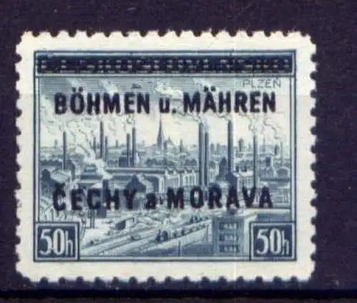 (288) Böhmen und Mähren Nr.7       **  postfrisch