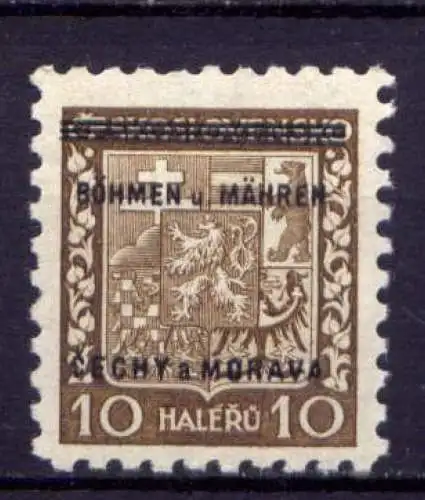 Deutsches Reich Böhmen und Mähren Nr.2       **  MNH        (283)