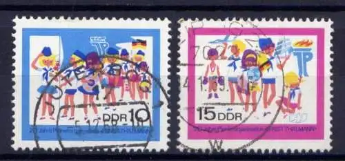 DDR Nr.1432/3                        O  used       (26776) ( Jahr 1968 )