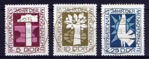 DDR Nr.1368/9                        O  used       (26759) ( Jahr 1968 )