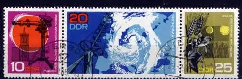 (26751) DDR Nr.1343/5 Streifen                       O  gestempelt