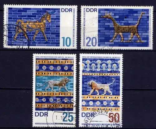 DDR Nr.1229/32                       O  used       (26723) ( Jahr 1966 )