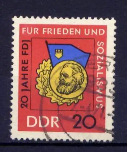 DDR Nr.1167                       O  used       (26703) ( Jahr 1966 )
