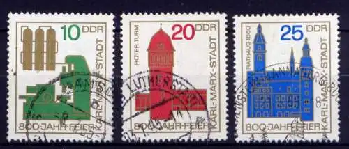 DDR Nr.1117/9                       O  used       (26685) ( Jahr 1965 )
