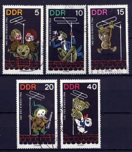 DDR Nr.1025/9                       O  used       (26663) ( Jahr 1964 )