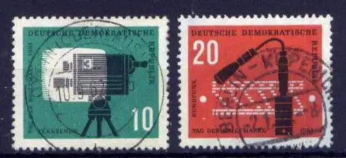 DDR Nr.861/2                      O  used       (26615) ( Jahr 1961 )