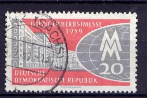 DDR Nr.712                      O  used       (26566) ( Jahr 1959 )