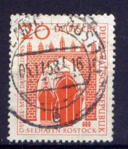 DDR Nr.634                      O  used       (26535) ( Jahr 1958 )