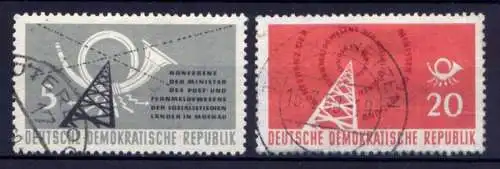 DDR Nr.620/1                      O  used       (26528) ( Jahr 1958 )