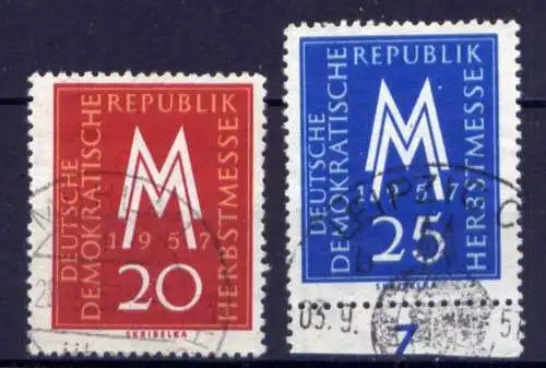 (26518) DDR Nr.596/7                      O  gestempelt