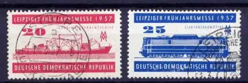 DDR Nr.559/60                      O  used       (26506) ( Jahr 1957 )
