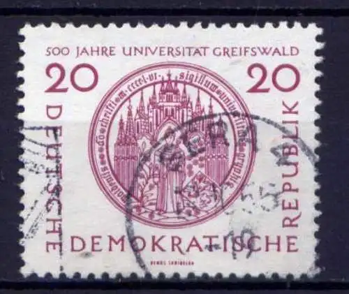 DDR Nr.543                      O  used       (26501) ( Jahr 1956 )