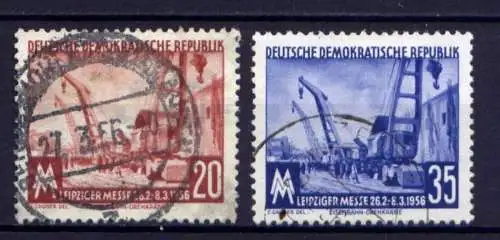 DDR Nr.518/9                      O  used       (26488) ( Jahr 1956 )