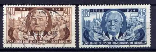 DDR Nr.443/4                      O  used       (26467) ( Jahr 1954 )
