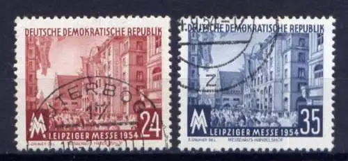 DDR Nr.433/4                      O  used       (26465) ( Jahr 1954 )