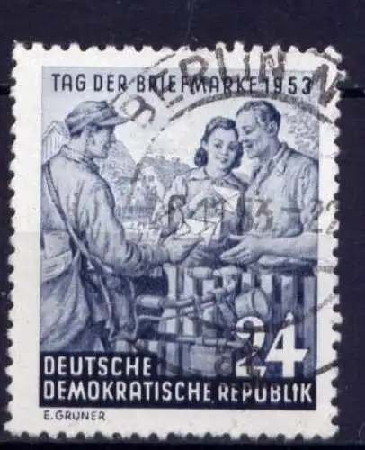 DDR Nr.396                      O  used       (26452) ( Jahr 1953 )
