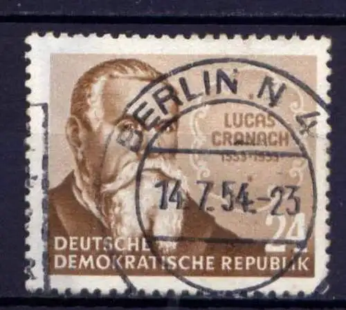 DDR Nr.384                      O  used       (26450) ( Jahr 1953 )