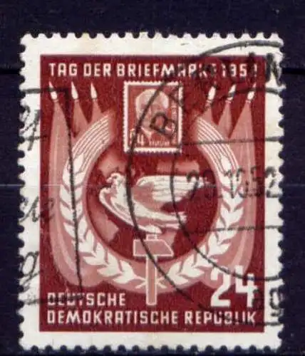 DDR Nr.319                      O  used       (26431) ( Jahr 1952 )