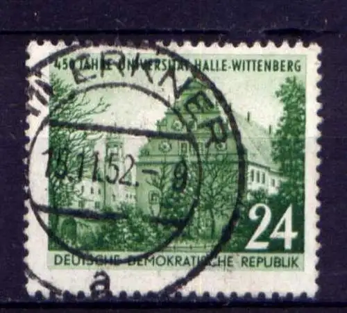 DDR Nr.318                      O  used       (26430) ( Jahr 1952 )