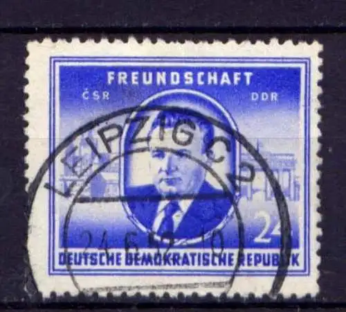 DDR Nr.302                      O  used       (26422) ( Jahr 1952 )