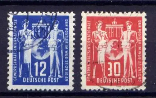 DDR Nr.243/4                      O  used       (26402) ( Jahr 1949 )