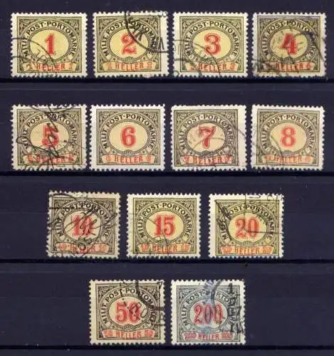 (244) Bosnien - Herzegowina Porto Nr.1/13       O + **  gestempelt + postfrisch