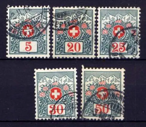 (2112) Schweiz Porto ex.Nr.31/7            O  gestempelt