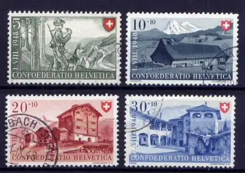 (2096) Schweiz Nr.508/11            O  gestempelt