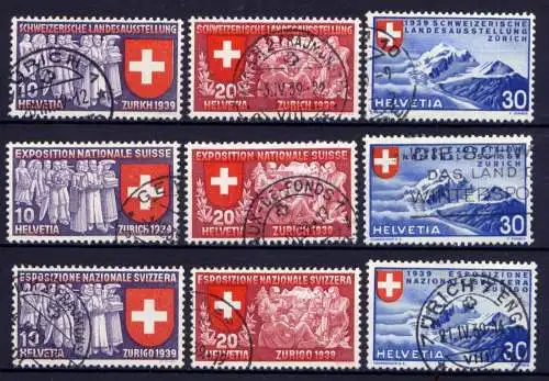 Schweiz Nr.335/43            O  used               (2064)