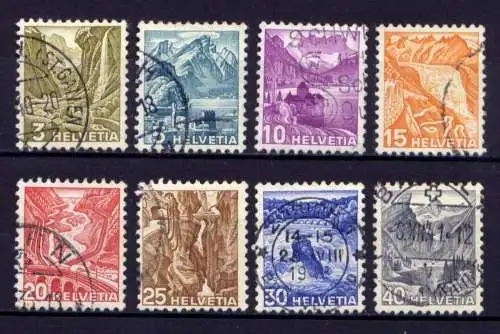 (2056) Schweiz ex.Nr.297/305            O  gestempelt