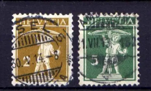 (2007) Schweiz Nr.111 + 113 III            O  gestempelt