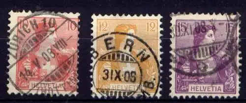 (2004) Schweiz Nr.98/100            O  gestempelt