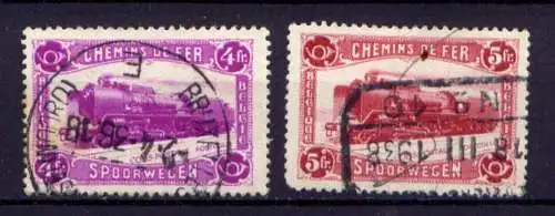 Belgien Postpaket Nr.9 + 10          O  used            (1948)