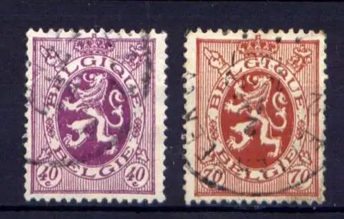 (1865) Belgien Nr.299/300          O  gestempelt