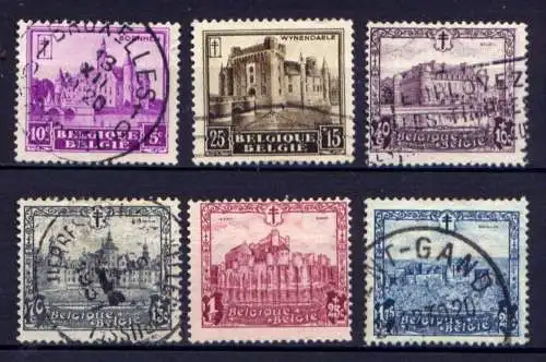 (1864) Belgien Nr.291/6          O + *  gestempelt + ungebraucht