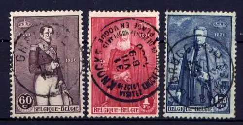 (1863) Belgien Nr.284/6          O  gestempelt