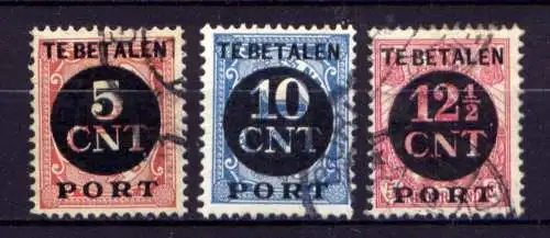 (1339) Niederlande Porto Nr.66/8        O  gestempelt