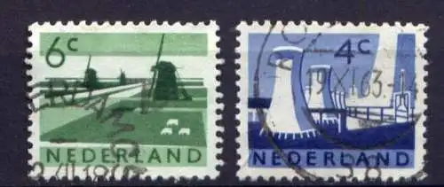 Niederlande Nr.784 + 790        O  used       (1332)
