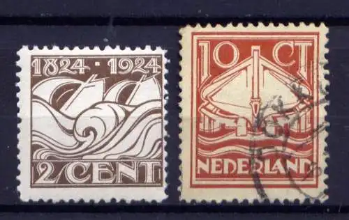 Niederlande Nr.141/2        O  used + *  unused       (1238)