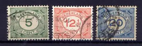 Niederlande Nr.107/9        O  used       (1234)